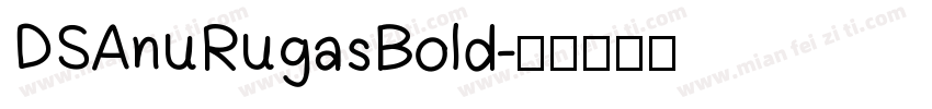 DSAnuRugas Bold字体转换